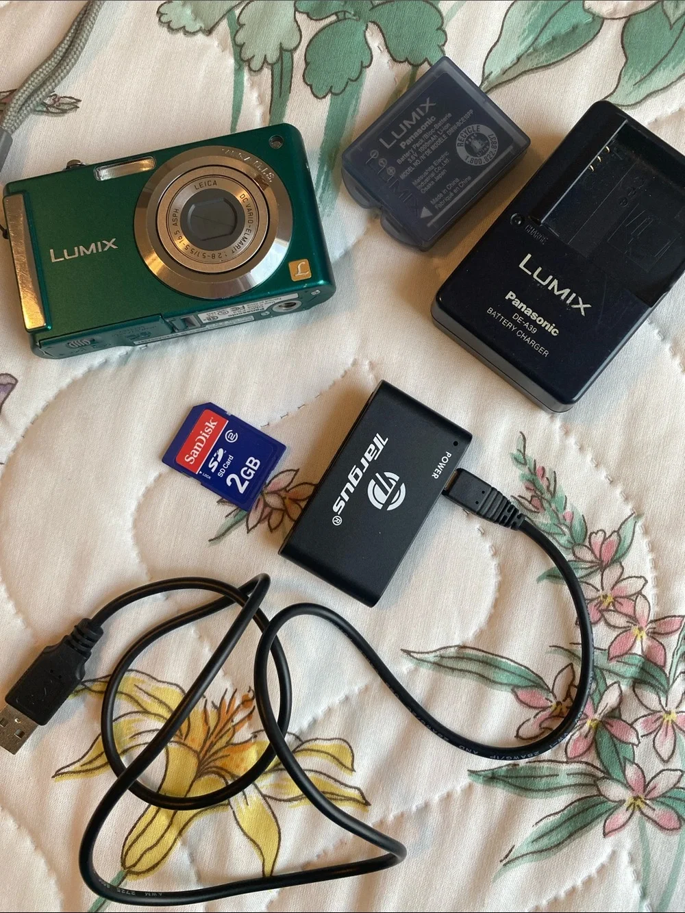 Panasonic Lumix Teal Compact Digital Camera